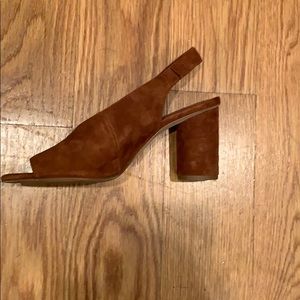 Madewell suede heels